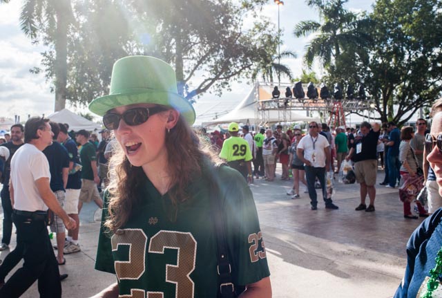 The color green was ubiquitous