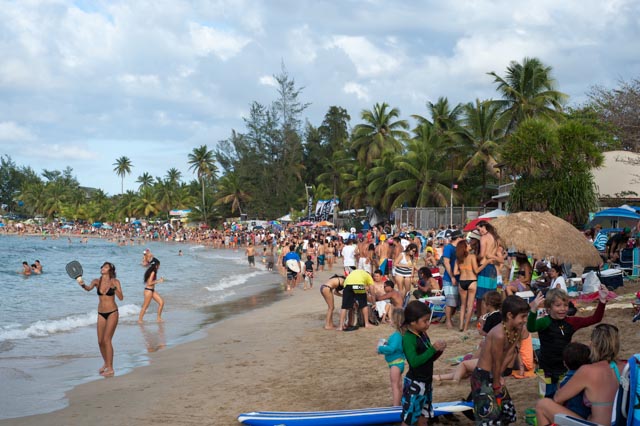 When there's an event in Puerto Rico, everyone comes out...