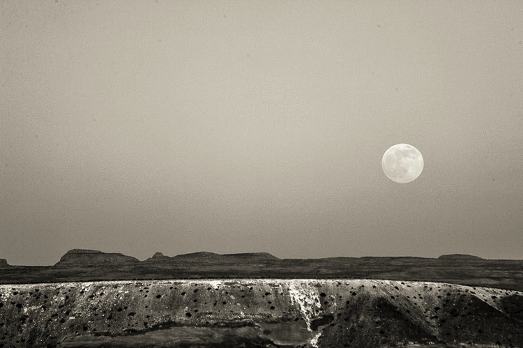 Supermoon, Summer 2013, Bullfrog, Utah