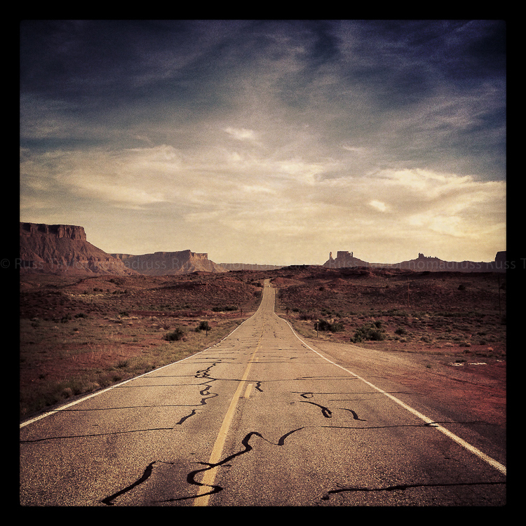 On the road near Moab, Utah
