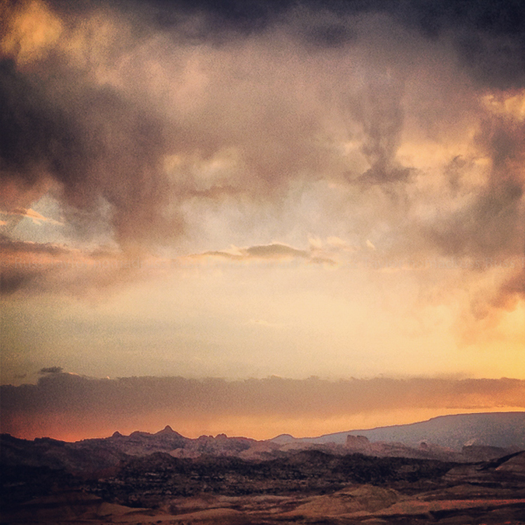 Capitol Reef National Park as seen from the Bentonite Hills, Utah