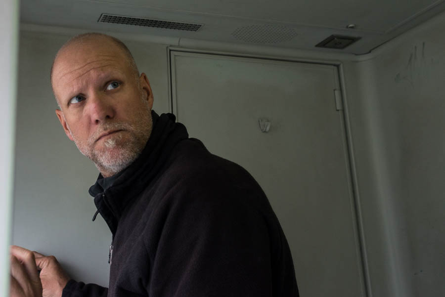 The photographer on a Polish Train (imagining Jason Bourne)